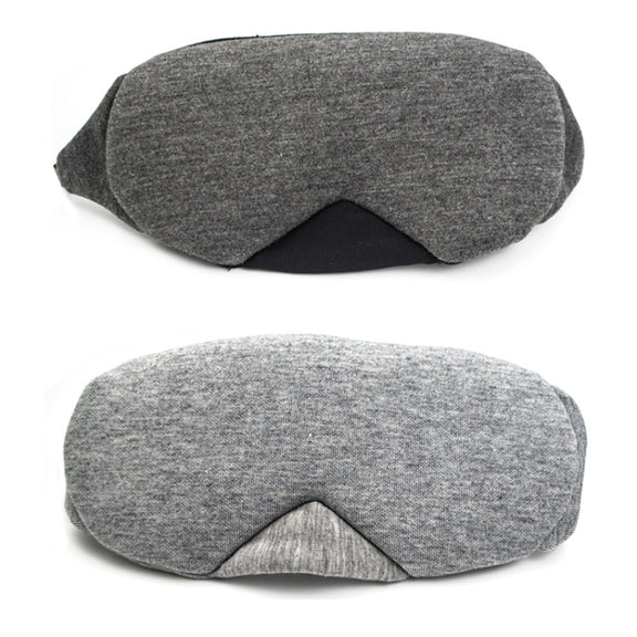 Wire Nose Adjustable Breathable Sleeping Eye Mask(Black)