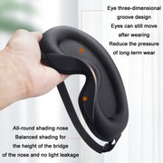 Three-Dimensional Breathable Hollow Sleep Shading Eye Mask, Specification: Gray