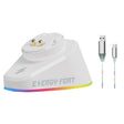For Logitech G502 / GPW1 / 2 Wireless Mouse Charging Dock Stand White Stream - Other by PMC TechLife | Online Shopping South Africa | PMC TechLife | Buy Now Pay Later Mobicred