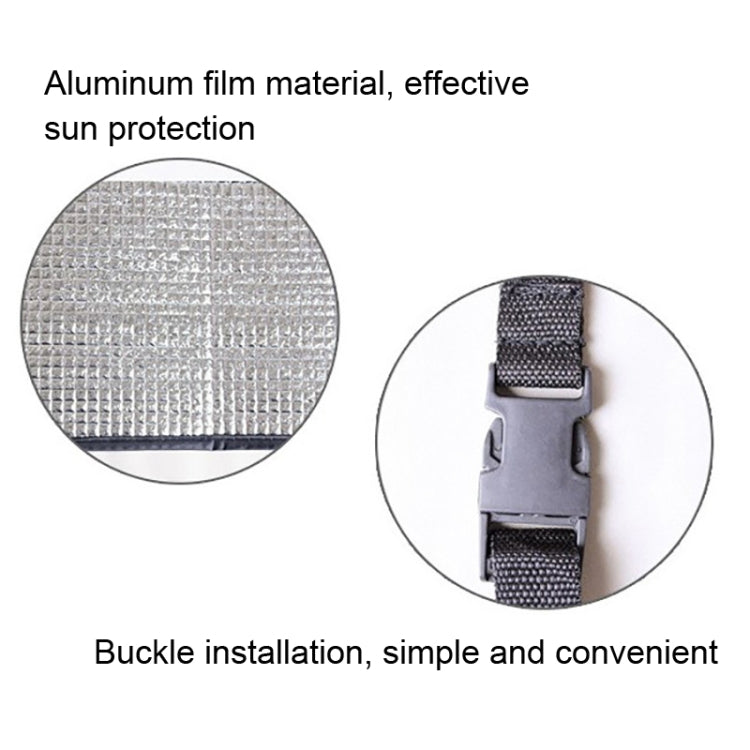 Universal Air Conditioner Cover  Aluminum Foil Composite Flame Retardant Rainproof  Cover(77 x 39.5cm)