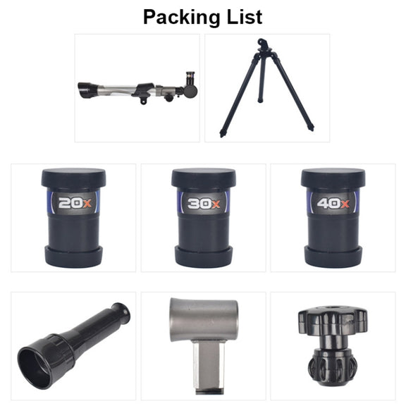 20-40 X Objective Lens Science and Education Telescope Toys(C2130)