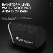 WEST BIKING Electric Vehicle Sunshade Water-resistant Windproof Handle Cover(Grey)