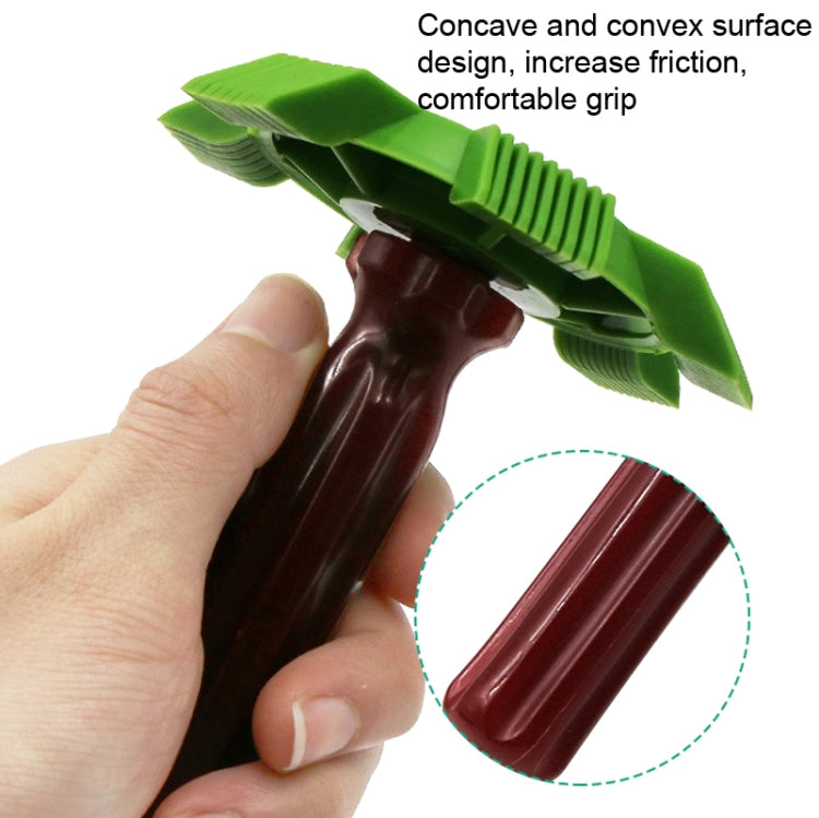 2 PCS Air Conditioner Blade Condenser Cleaning Fin Comb Brush(White)