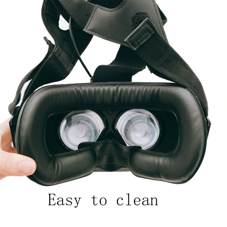 2 PCS PU Leather Face Foam Eye Mask  Cover For HTC VIVE Headset VR(Thick 2cm)