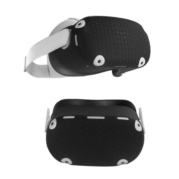6 PCS/Set For Meta Quest Silicone All-Inclusive Console Controller Cover(Black)