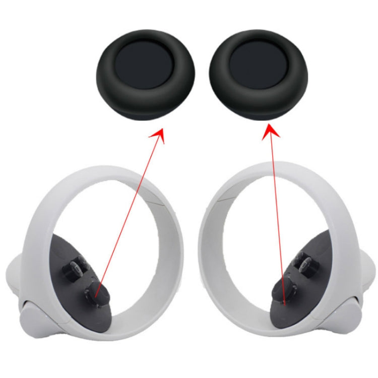 6 PCS/Set For Meta Quest Silicone All-Inclusive Console Controller Cover(White)