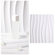 PVC Material Stereo 3D Shooting Background Board Photo Props,50 X 50cm(D105 Ripple White) - Other by PMC TechLife | Online Shopping South Africa | PMC TechLife | Buy Now Pay Later Mobicred