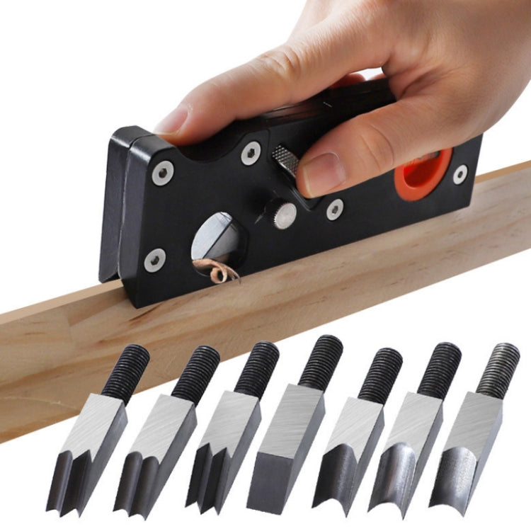 Adjustable Depth Woodworking Chamfering Planer, Specification: 1/8 Round Cutter Head