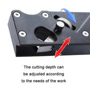 Adjustable Depth Woodworking Chamfering Planer, Specification: 1/8 Round Cutter Head