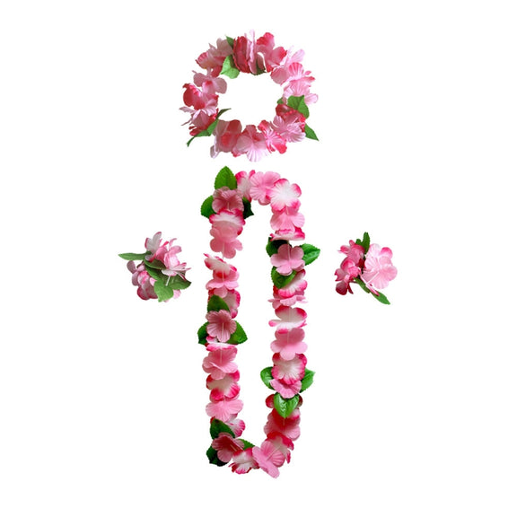 5 PCS CK-053 12-Color Petal Party Decoration Hawaiian Wreath(9)
