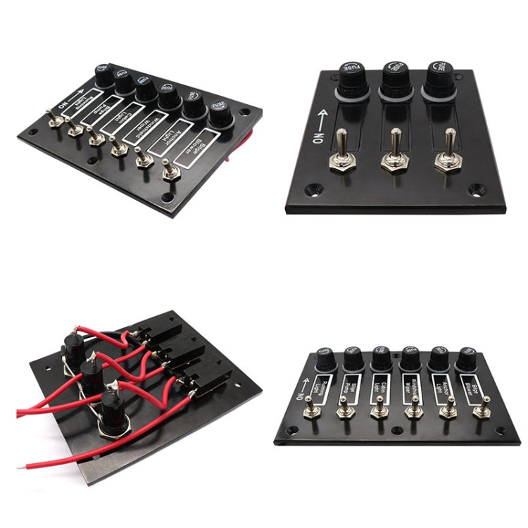 3 Groups Shake Switch AOS3045 Switch Panel Marine Retrofit Each With Independent Fuse Protection