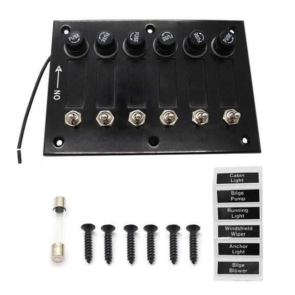 3 Groups Shake Switch AOS3045 Switch Panel Marine Retrofit Each With Independent Fuse Protection
