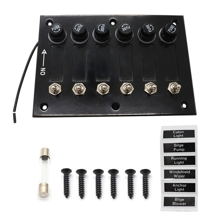 3 Groups Shake Switch AOS3045 Switch Panel Marine Retrofit Each With Independent Fuse Protection