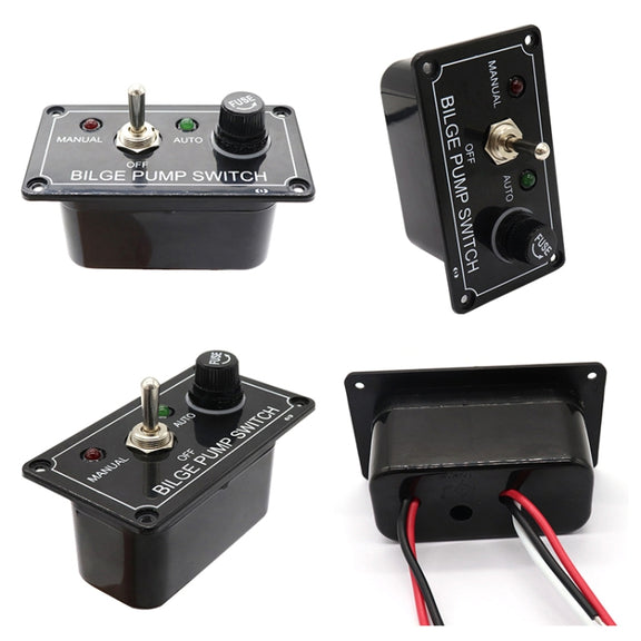 AOS3050AF Bilge Pump Switch 1 Group Rocker With Indicator Light With Overload Protection