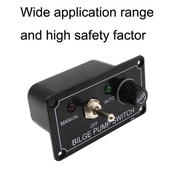 AOS3050AF Bilge Pump Switch 1 Group Rocker With Indicator Light With Overload Protection