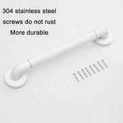 Kuaierte Bathroom Stainless Steel Safety Anti-Slip Disabled/Elderly Handrails, Size: 38cm (White)