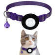 Pet Cat Reflective Collar with Bell for Airtag Tracker(Purple) - Pet Series by PMC TechLife | Online Shopping South Africa | PMC TechLife