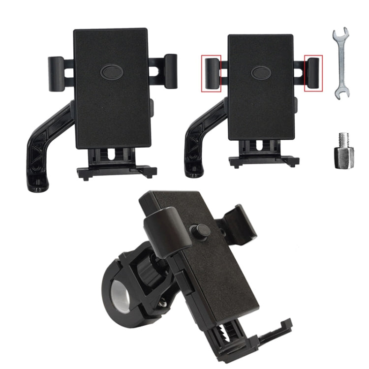 YY02 Bicycle Motorcycle Electric Vehicle Universal Mobile Phone Holder, Style: Rearview Mirror Model