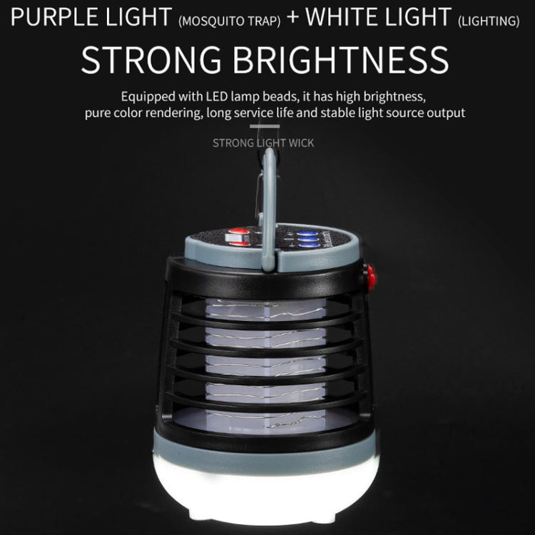 Bluetooth Audio USB Charging Lighting Mosquito Trap(W881 Green)