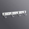 304 Stainless Steel No Punching Door Rear Coat Hook, Specification: 4 Hooks - Shelf & Hooks by PMC TechLife | Online Shopping South Africa | PMC TechLife