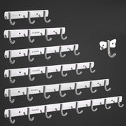 304 Stainless Steel No Punching Door Rear Coat Hook, Specification: 4 Hooks