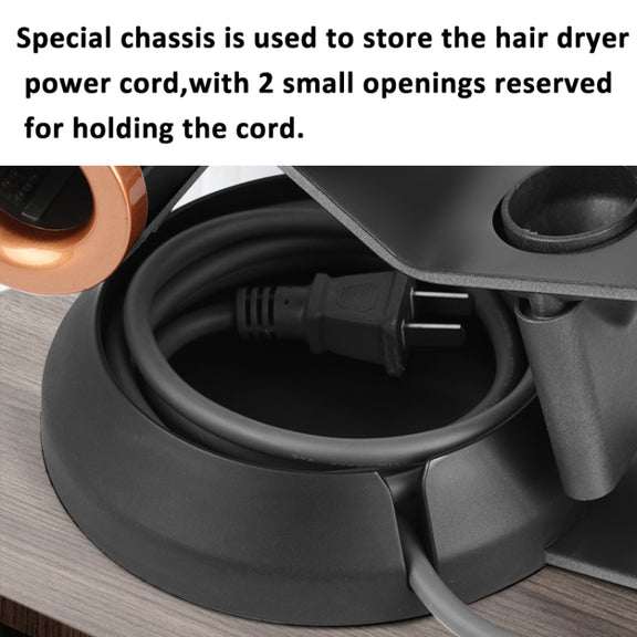 For Dyson Supersonic Hair Dryer Stand Holder With Cable Storage Function(Rose Red)