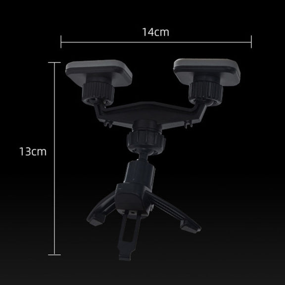 SUMITAP STH-S44Y Car Mobile Phone Double Head Magnetic Stand(Gray)