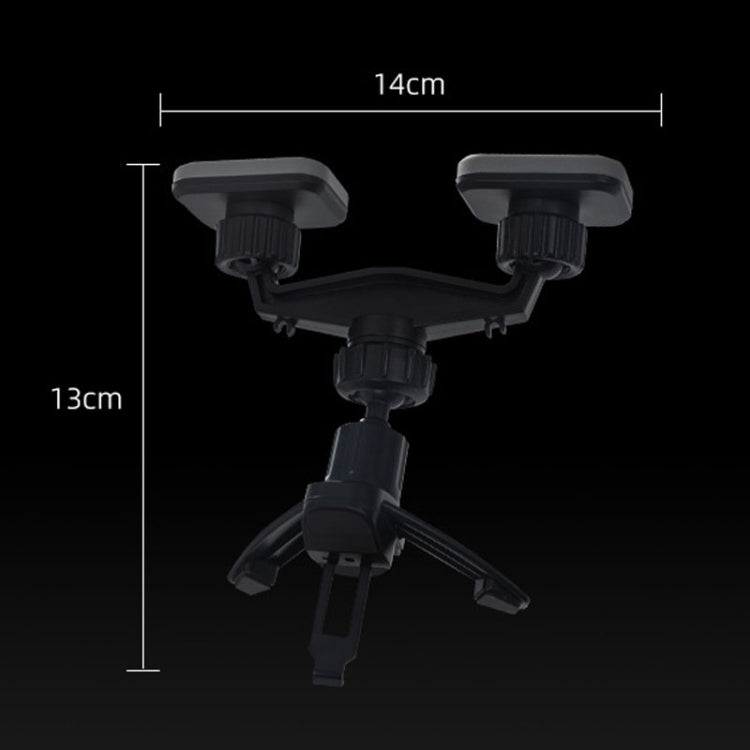 SUMITAP STH-S44Y Car Mobile Phone Double Head Magnetic Stand(Gray)