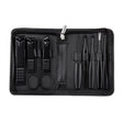9 PCS/Set Stainless Steel Dead Skin Nail Trimming Set(Black) - Nail Clipper by PMC Jewellery | Online Shopping South Africa | PMC Jewellery | Buy Now Pay Later Mobicred