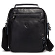 HUMERPAUL MH573 Men Shoulder Bag Leather Messengers Bag(Black) - free shipping - PMC TechLife - Order now!