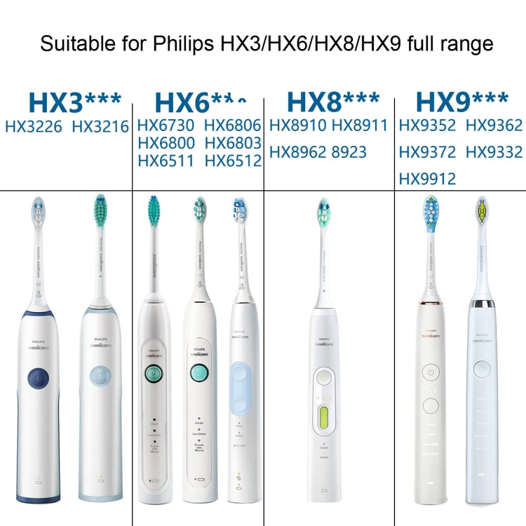 Toothbrush Head For Philips HX6730 HX9352 HX8910 HX3226,Style: Diamond Bright