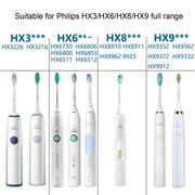 Toothbrush Head For Philips HX6730 HX9352 HX8910 HX3226,Style: Diamond Bright