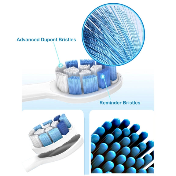 Toothbrush Head For Philips HX3/HX6/HX9 Series(Diamond Bright Black)