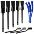 9 PCS / Set Car Interior Outlet Air Conditioning Brush Details Cleaning Brush(Black) - Car washing supplies by PMC TechLife | Online Shopping South Africa | PMC TechLife
