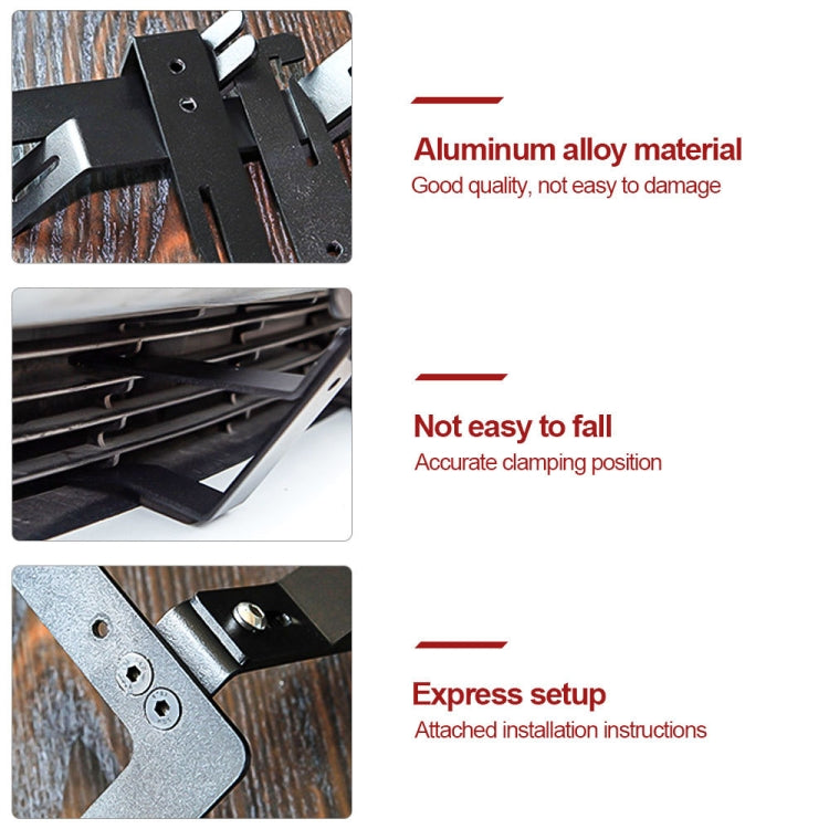 Punch-free Front License Plate Holder American License Plate Bracket(For Tesla Model Y)