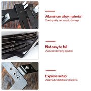Punch-free Front License Plate Holder American License Plate Bracket(For Tesla Model Y)