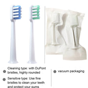 3 PCS For DR. Bei  Electric Toothbrush Replacement Head(Clean Type)