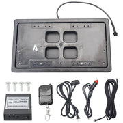 US Standard Car Flip Retractable License Plate Holder Hidden Shutter Cover License Plate Holder