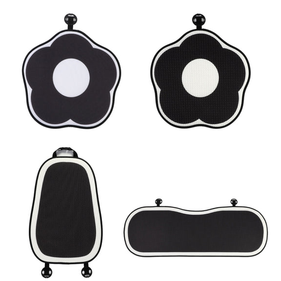 Ice Silk Simple Car Breathable Seat Cushion Cool Pad Summer Universal, Style: Honeycomb Back Row