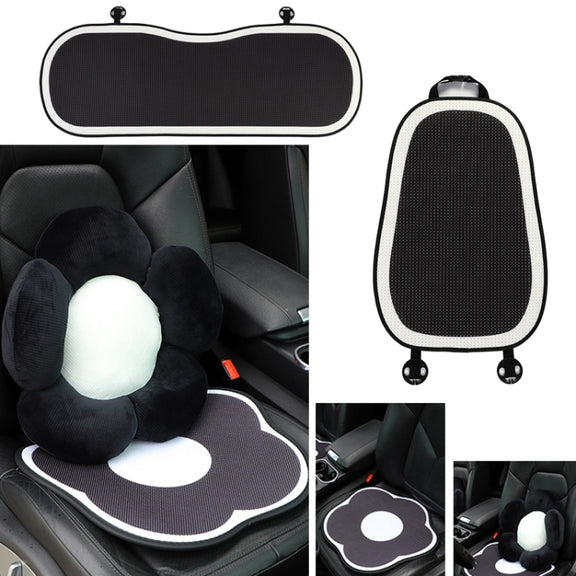 Ice Silk Simple Car Breathable Seat Cushion Cool Pad Summer Universal, Style: Honeycomb Back Row