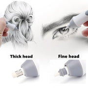 Tenwin 8302 Adjustable Electric Eraser With Rubber Refills For Sketch Drawing Erasing(Black)
