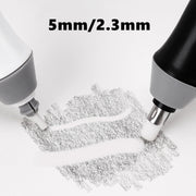 Tenwin 8302 Adjustable Electric Eraser With Rubber Refills For Sketch Drawing Erasing(Black)