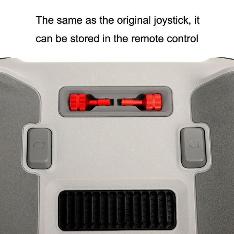 1 Pair Sunnylife MM3-YG393 For DJI Mini3 Pro DJI RC With Screen Remote Control Thumb Rocker(Gold)