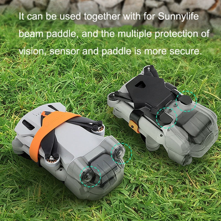 Sunnylife MM3-G445 For DJI Mini 3 Pro Frog Lens Cover Gimbal Protection Vision Sensor Cover(Transparent Gray)