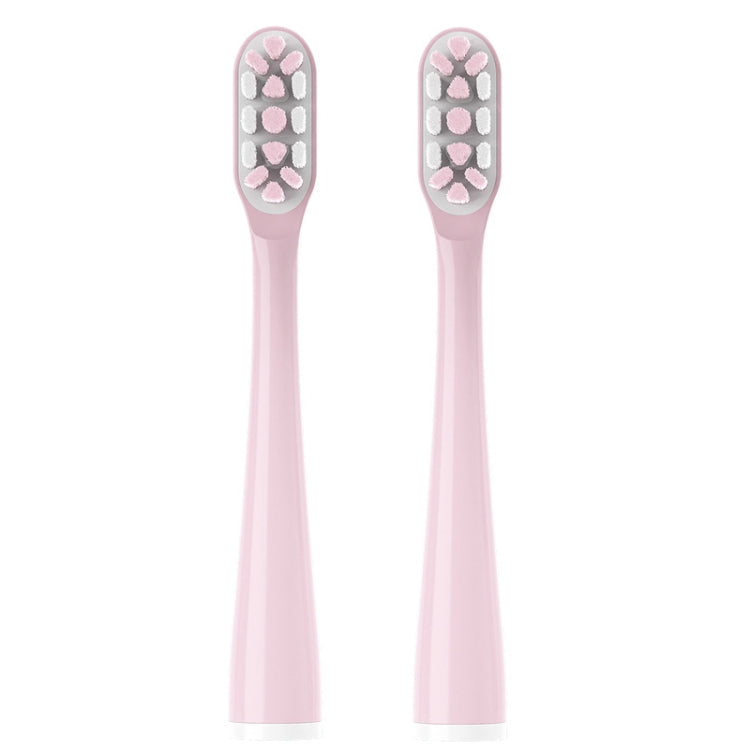 2 PCS Achor Free Tufting Electric Toothbrush Head for Usmile(Pink)