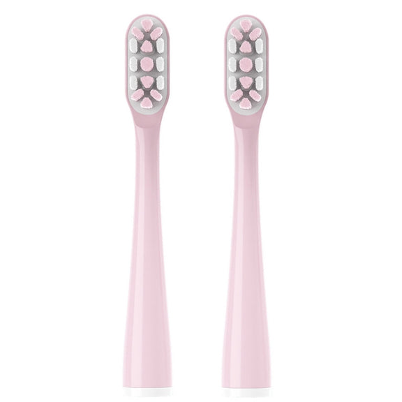 2 PCS Achor Free Tufting Electric Toothbrush Head for Usmile(Pink)