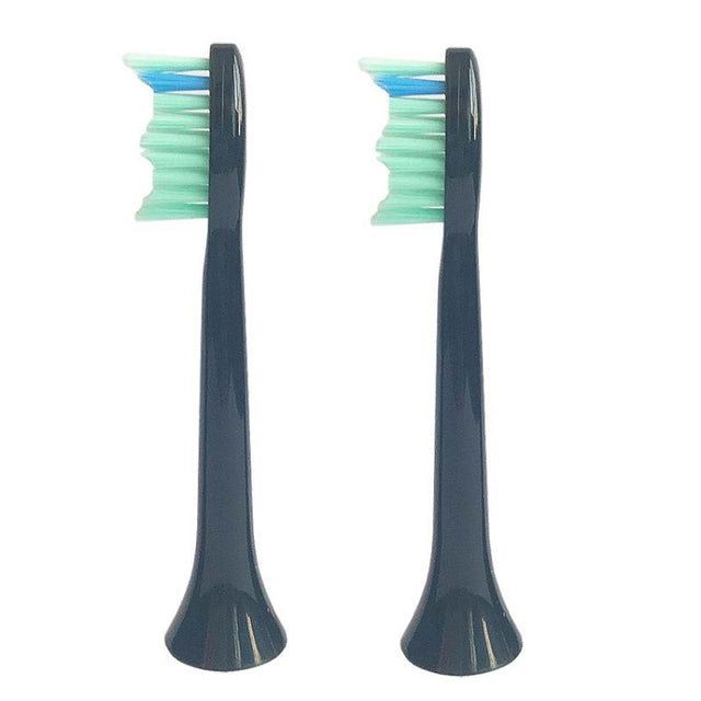 2 PCS Electric Toothbrush Head for imay P8 P9 P10 P11 P15 P20, Color: Black