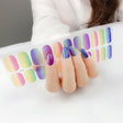 22 Fingers Shiny Onion Powder Starry Waterproof Nail Sticker(ZX-3039) - Nail Stickers by PMC Jewellery | Online Shopping South Africa | PMC Jewellery | Buy Now Pay Later Mobicred