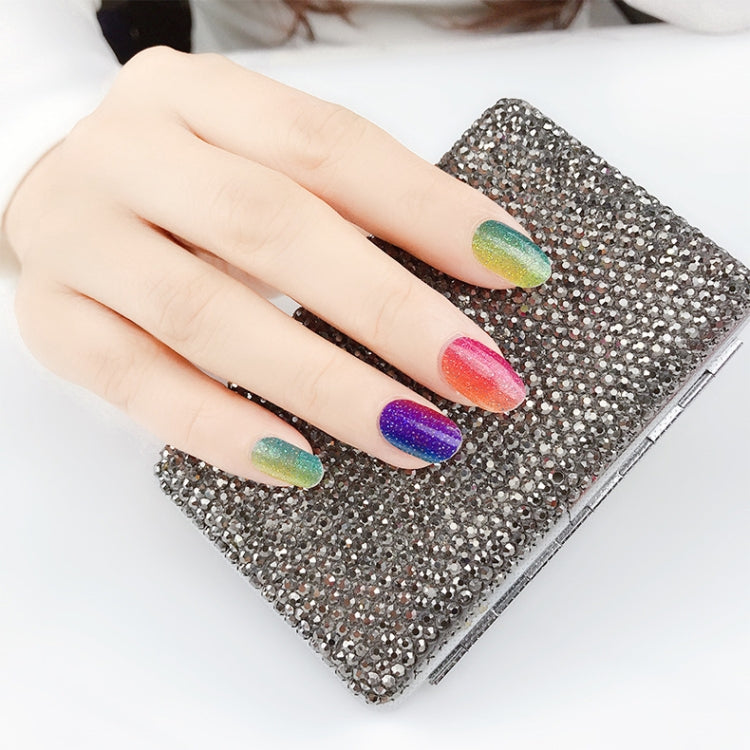 22 Fingers Shiny Onion Powder Starry Water-resistant Nail Sticker(ZX-3024)
