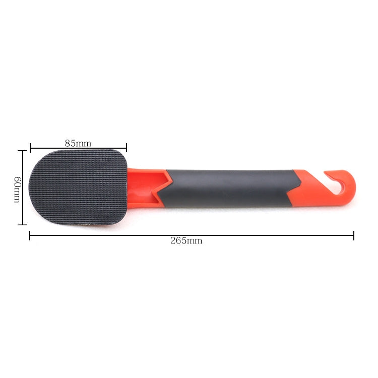 Handle + Sponge Long Handle Car Tire Varnishing Brush Tire Waxing Brush Sponge